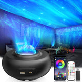 1 x RAW Customer Returns Gaoxun LED starry sky projector, RGBW galaxy starlight night light with remote control, APP control, timer, Bluetooth speaker, mood light for children s home cinema room Christmas decoration - RRP €25.19