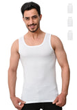 1 x RAW Customer Returns SKIPPER Men s T-Shirt 3 Pack Tank Top Undershirt Slim Fit Made of Cotton - Sleeveless Undershirt Men DE NL SE PL, Alphanumeric, 3XL, Regular, Regular, White  - RRP €31.21