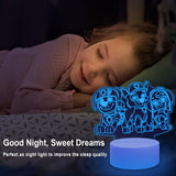 13 x Brand New Ainvliya Night Light Children, 3D LED Touch Lamp Light, 16 Colors Night Lamp Baby Dimmable with Remote Control, Toy for Boys Christmas Birthday Gift Decoration Bedroom - RRP €222.82