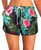 1 x RAW Customer Returns APTRO women s swim shorts swimming trunks beach water sports shorts board shorts UV protection summer sports gym shorts flowers WS237 S - RRP €23.99