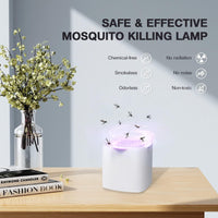 1 x RAW Customer Returns Insect killer, mosquito repellent USB electric fly trap indoor, mosquito trap mosquito lamp, mosquito killer lamp with light, fruit fly trap for kitchen indoor outdoor white - RRP €17.14