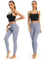 1 x Brand New UUE Capri Leggings Women s High Waist, Sports Leggings Women s Push Up, Yoga Pants Women s Opaque with Pockets - RRP €21.17