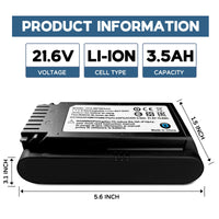 1 x RAW Customer Returns Battery for Samsung Jet 60 65, Jet 70 75 75 , Jet 90 90 Series, replacement for VCA-SBTA60 VCA-SBT90 VCA-SBT90EB battery model, for Samsung cordless vacuum cleaner. 3.5Ah 21.6V 75.6Wh. - RRP €69.99