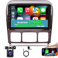 1 x RAW Customer Returns 2 64G Android 13 Car Radio for Mercedes Benz S Class W220 S280 S320 S350 S400 S430 S500 S600 AMG 1998-2005 - 9 Inch Touch Screen Radio - Apple Carplay Android Auto WiFi Backup Camera - RRP €270.35