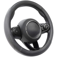 1 x RAW Customer Returns COFIT Anti-Slip Steering Wheel Cover Breathable Microfiber Leather Steering Wheel Cover S 35.5-36cm Black - RRP €19.99