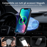 13 x RAW Customer Returns BESINPO Magnetic Cover iPhone 13 Cover iPhone 14 6.1 Inch with Protective Tempered Glass, Compatible with MagSafe, Shockproof Case Military Protection Bumper Cover iPhone 13 14 - Black - RRP €127.79