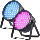 1 x RAW Customer Returns BETOPPER 160W LED Par Spotlight Party Light 54x3W RGB LED Stage Light with Auto Music Control DMX512, 7 Color Stage Lighting, LED Par Light for Wedding Club Bar Concert Bars Show Party 2 PCS  - RRP €111.44