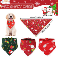 198 x Brand New Dog bandana Christmas, pack of 4 dog bandanas, dog Christmas bandana, bandana for dogs, dog bandana large small dogs, dog gifts, bandana dog Christmas costume - RRP €1544.4