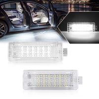 1 x RAW Customer Returns OZ-LAMPE LED entry lighting, LED entry footwell interior for BMW E81 E87 E60 E61 E63 E64 E65 F01 F02 X5 E70 X6 E71 Z4 E85 E86, trunk lighting lamp with Canbus, 2 pieces - RRP €19.99