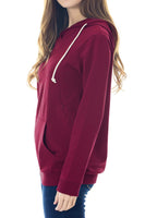 1 x RAW Customer Returns Smallshow Pregnant Nursing Women Long Sleeve Breastfeeding Shirt Sweatshirt Hoodie Breastfeeding Wine S - RRP €36.99