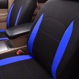 1 x RAW Customer Returns Flying Banner Complete Set of Universal Polyester Airbag Compatible Seat Covers Blue  - RRP €33.99