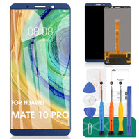 1 x RAW Customer Returns For Huawei Mate 10 Pro Screen Replacement Touch Digitizer BLA-L09 BLA-L29 LCD Display Full Assembly Glass Blue No Frame  - RRP €35.21