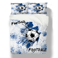 1 x RAW Customer Returns Tospass Bedding Set 135x200cm Children Football 3D Printed Girls Boys 2 Piece Soft Children s Bed Linen White Microfiber Cuddly Duvet Cover with Zipper 1 Pillowcase 80x80cm - RRP €34.26