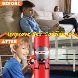 1 x RAW Customer Returns EIVONDA Children s Punching Bag 160cm Inflatable Ninja Punching Ball Standing Punching Bag with Air Pump for Practicing Boxing MMA Karate Taekwondo and Relieving Pent-up Energy in Children New Ninja Red  - RRP €28.88