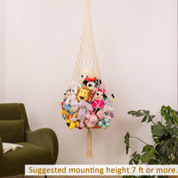 2 x RAW Customer Returns Amdermi Stuffed Animal Storage Net Hanging Organizer Nursery Soft Toy Hammock for Teddy Corner Toy Net for Bedroom - RRP €43.22