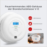 1 x RAW Customer Returns X-Sense SC07 smoke and carbon monoxide detector, autonomous, 10 years, with LCD display and test button, 360-degree monitoring, automatic verification - RRP €26.16