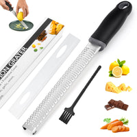 22 x RAW Customer Returns GMMG cheese grater, nutmeg grater, lemon grater, zester, ginger grater, zester, parmesan grater, kitchen grater, stainless steel cheese grater parmesan with protective cover cleaning brush - RRP €238.48