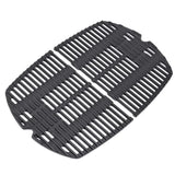 1 x RAW Customer Returns MGiessca 7645 cast iron grill grate replacement parts for Weber Q200 Q220 Q260 Q2000 Q2200 Q2400 gas grills, grill grate accessories for Weber 7645 7583 65811 69935, 54.6CM grill grate cast iron accessories, 2 pieces - RRP €54.35