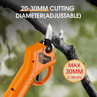 1 x RAW Customer Returns XIAZIR Cordless Grass Shears 2 21V 1500mAh Battery 2-in-1 Cordless Hedge Trimmer Cordless Hand Grass Shears, Cordless Electric Bush Shears - RRP €60.38