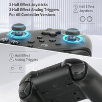 1 x RAW Customer Returns No Drift Stick GuliKit KK3 Max Bluetooth Controller, Kingkong 3 Max Wireless Controller for Switch Switch OLED, Hall Effect Joystick Trigger, Maglev Rotor HD Vibration, Hyperlink Adapter Black  - RRP €79.99