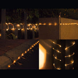 2 x RAW Customer Returns Wlevzzor Solar Fairy Lights Outdoor, 22M 200 LED Solar Fairy Lights with 8 Modes, PVC Hose, for Garden, Patio, Balcony, Wedding, Party Decorations, Christmas Tree Warm White  - RRP €36.26