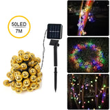 1 x RAW Customer Returns Fairy lights solar outdoor, solar lamp, LED solar powered fairy lights 7M 50 fairy lights outdoor solar 8 modes solar fairy lights for garden trees patio Christmas weddings parties - RRP €19.15