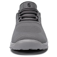 1 x RAW Customer Returns FLOWING PLUME Waterproof Trainers Men Women Lightweight Running Running Sports Cushioning Fitness Sneakers Sports Slip on Walking Dark Grey, 41EU  - RRP €58.8