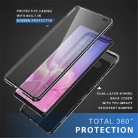 1 x RAW Customer Returns IBETEK Case for Xiaomi Mi 13 Pro, Magnetic Adsorption Mobile Phone Case 360 Degree Protection Aluminum Frame with Tempered Glass, Strong Magnets Shockproof Metal Flip Case Cover - Black - RRP €19.15