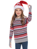 1 x Brand New Gyabnw Christmas Sweater Family Set Women Men Ugly Christmas Sweater Norwegian Christmas Unisex Partner Look Knitted Sweater Winter Warm for Couples Children Funny Christmas Outfit GrayXXL - RRP €36.99