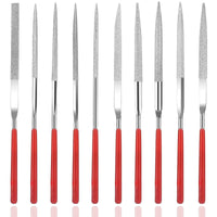 1 x RAW Customer Returns thirei diamond file, 20 pieces diamond needle file set, 140 mm mini diamond file set, needle file set, needle file set, for woodworking ceramic terracotta - RRP €7.19