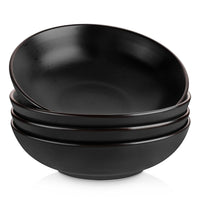 1 x RAW Customer Returns vancasso soup plate stoneware, MODA soup bowls set of 4, pasta plates, spaghetti deep plates, noodle bowls, ramen bowls, large salad bowls, multi-purpose bowls - RRP €36.99