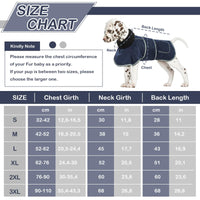 1 x RAW Customer Returns Hjumarayan Dog Coat - Dog Winter Coat Wind Protection Hunter Dog Coat Lined Reflective Dog Jacket Winter with Pocket Outdoor Dog Coat with Harness Opening, Navy Blue L - RRP €35.99