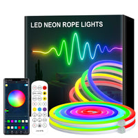 2 x RAW Customer Returns Lumtang Led Strip RGB, Led Strip 5M 10M Bluetooth, IP65 Waterproof Flexible Neon Led Strips, 24V Led Light Strip for Outdoor with Remote Control, Room and Outdoor Decoration 10M  - RRP €100.82