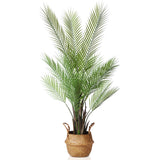 1 x RAW Customer Returns Kazeila Artificial Plants Large Areca Palm 120 cm Artificial Plant Large in Pot Artificial Palm Fake Plants Plastic Plant Decor 1 Pack  - RRP €56.46