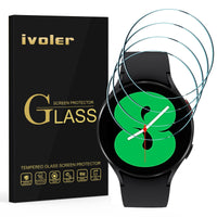 1 x RAW Customer Returns ivoler 4 Pieces Tempered Glass Screen Protector for Samsung Galaxy Watch 6 5 4 40mm Garmin Fenix 6 6 Pro Fenix 5 5 Plus Vivomove HR Polar Ignite 2 Fossil Gen 6 44mm - RRP €5.7