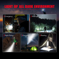 1 x RAW Customer Returns GEARLITE LED Flashlight Extremely Bright 2 Pack, 3000 Lumen LED Flashlight with Holster 3 Modes, IP65 Waterproof Handheld Lamp Zoomable for Camping Outdoor Gift - RRP €18.14