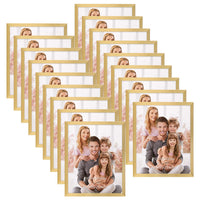 1 x RAW Customer Returns Hoikwo 18 pieces picture frames 20 x 25 cm, gold photo frame collage set for living room, bedroom, children s room, office, staircase, hallway, wall or table stand - RRP €32.66