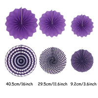 1 x RAW Customer Returns Zerodeco Paper Pompom - Honeycomb Fan, Decoration for Hall, Wedding, Birthday, Easter, Baptism, Birthday, Colour Purple - RRP €15.02