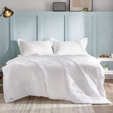 1 x RAW Customer Returns WAVVE Summer Duvet for Double Bed 220x240 cm - Lightweight Duvet 240x220, Thin Quilt Blanket in Synthetic Microfibre, White - RRP €32.47