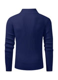 1 x RAW Customer Returns Meilicloth Men s Sweater Turtleneck Winter Warm Knitted Long Sleeve Casual Blue XXL - RRP €33.26