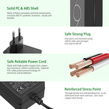 1 x RAW Customer Returns Gonine 18V power supply adapter, 18 volt 1A charger with 5 interchangeable sockets for 18volt 1A 0.9A 0.8A 0.7A 0.6A 0.5A 0.4A 0.3A 0.2A 0.1A equipment - RRP €16.72