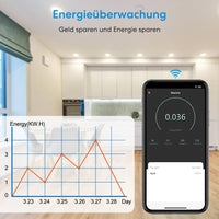 1 x RAW Customer Returns LoraTap 2-pack WiFi switch module Pro, with consumption meter, changeover switch, relay, 2300 W, 10 A, intelligent switch, Smart Life remote control, compatible with Google Home Alexa - RRP €32.99