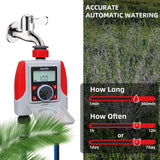 1 x RAW Customer Returns Aqualin 2 Way Irrigation Controller, Garden Clock with LCD Display Irrigation Device for Programmable Garden - RRP €47.28