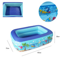 1 x RAW Customer Returns Summer Children s Inflatable Pool, Inflatable Baby Pool, Children s Inflatable Pool, Children s Water Pool, Children s Inflatable Pool for Indoor Outdoor Garden - RRP €26.82