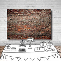 1 x RAW Customer Returns LYWYGG 10x8FT Brick Wall Photo Backdrop Brown Brick Wall Family Celebration Party Background Baby Prop Photography Brown Background Photo Studio Background Studio Backdrop CP-312-1008 - RRP €42.99