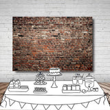 1 x RAW Customer Returns LYWYGG 10x8FT Brick Wall Photo Backdrop Brown Brick Wall Family Celebration Party Background Baby Prop Photography Brown Background Photo Studio Background Studio Backdrop CP-312-1008 - RRP €42.99