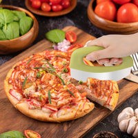 3 x Brand New Jognee pizza cutter stainless steel with protective cover and pizza spatula, pizza knife set, premium pizza chopping knife and pizza shovel, pizza roller cutter, pizza cutting roller dishwasher safe - RRP €61.2