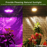 1 x RAW Customer Returns Sunlight Full Spectrum Grow Lights for Indoor Plants, Warm White Plant Growing Lamps, 200 Led Grow Lights Bulbs Growing Bulbs for Garden - RRP €11.09