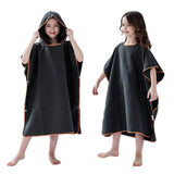 1 x Brand New YINHANG kids towel with hood, microfiber poncho towel surfing swimming bath towel quick drying beach towel for boys and girls - RRP €24.19