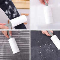 1 x RAW Customer Returns Puki Diary lint roller 6 rolls with 60 sheets each 1 dispenser, extra sticky lint roller, pet hair remover lint brush for pet hair, clothing, sofa, bed, cat hair, dog hair and carpet - RRP €10.99